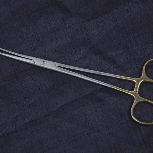Pinza allis angulada